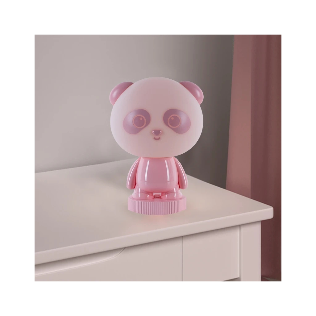 Нічник Kite Світильник LED з акумулятором Panda, рожевий (K24-490-3-2) - зображення 5