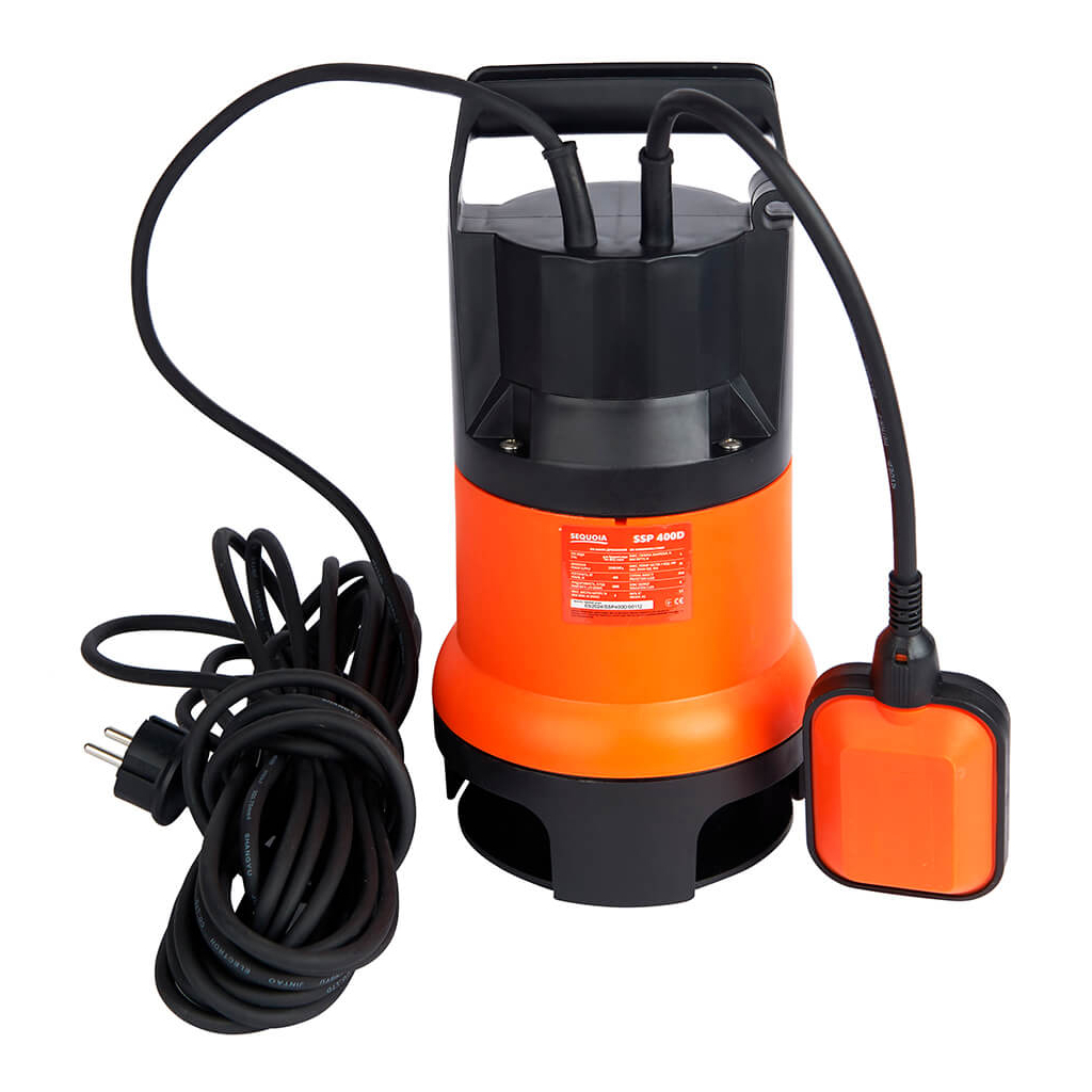 Дренажний насос SEQUOIA 0.4 кВт, для чистої води, 8000 л/год, вага 3.2 кг (SSP400) - зображення 2