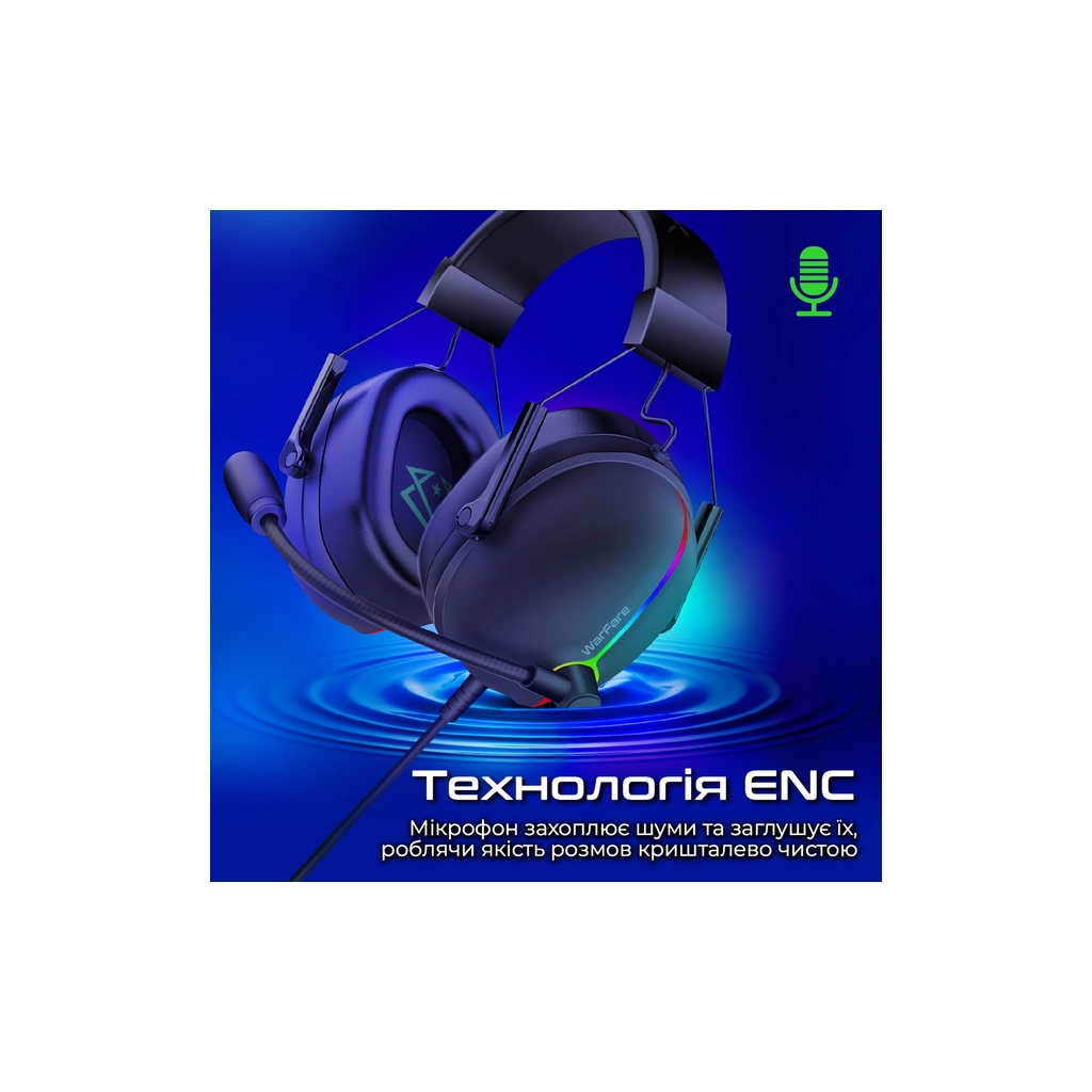 Навушники Vertux Warfare 7.1 USB Black (warfare.black) - зображення 5