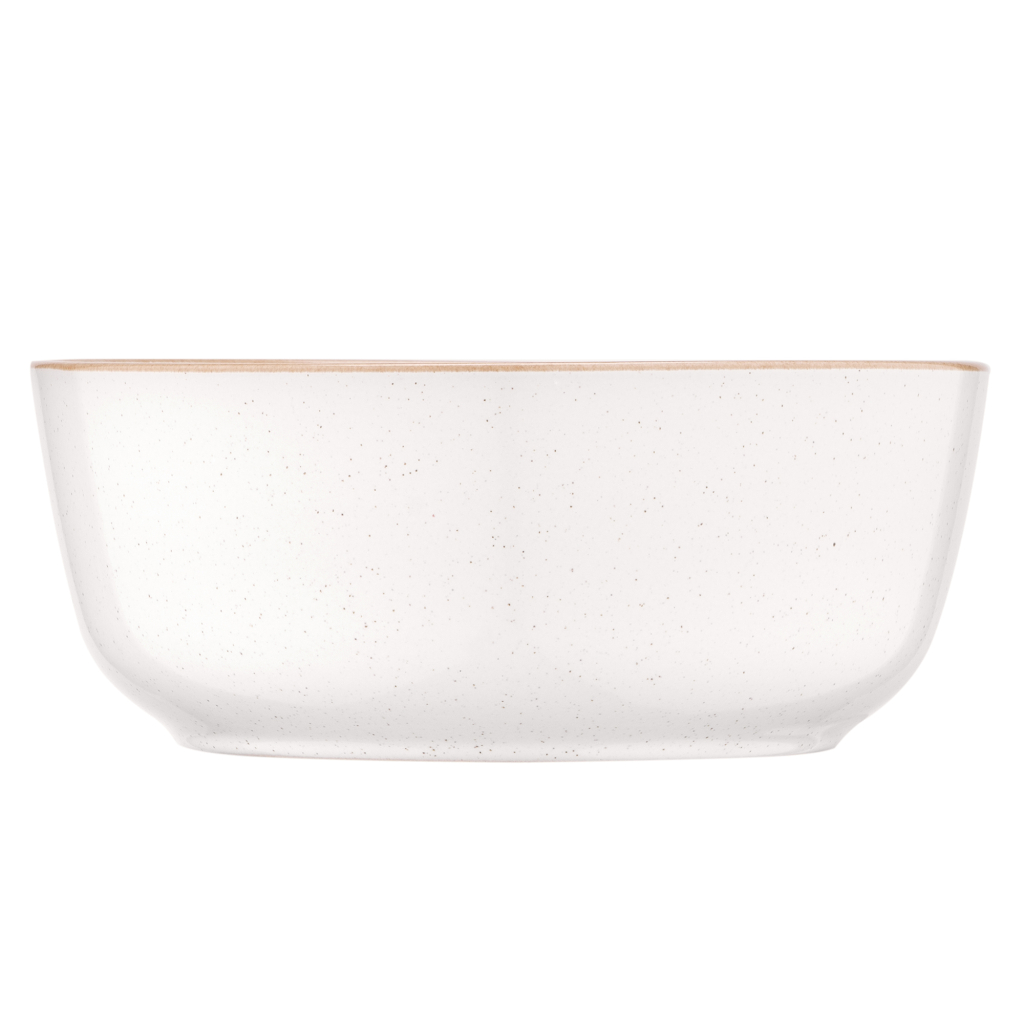 Салатник Ardesto Apulia 720мл, 16.2см, кераміка, кремовий (AR2916AC) - зображення 3