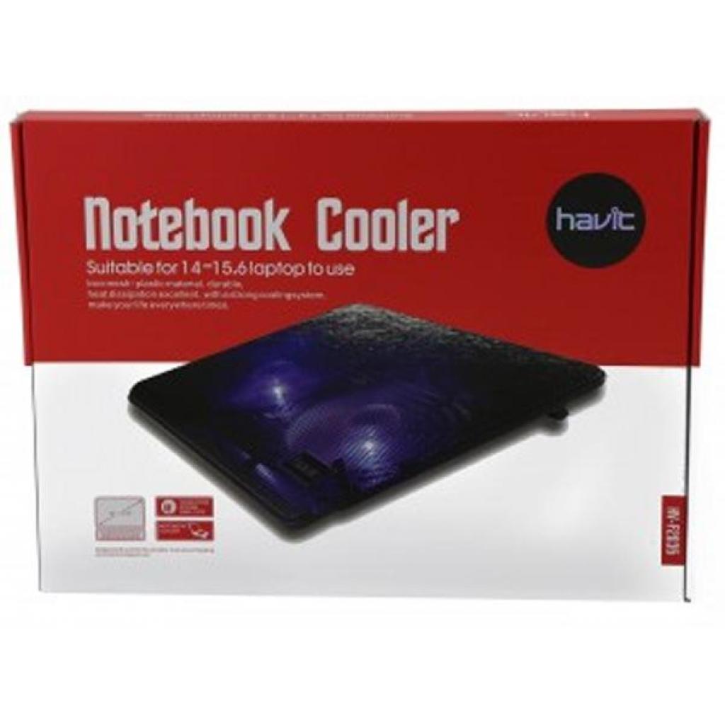 Підставка до ноутбука Havit HV-F2035 USB black (23352) - зображення 5