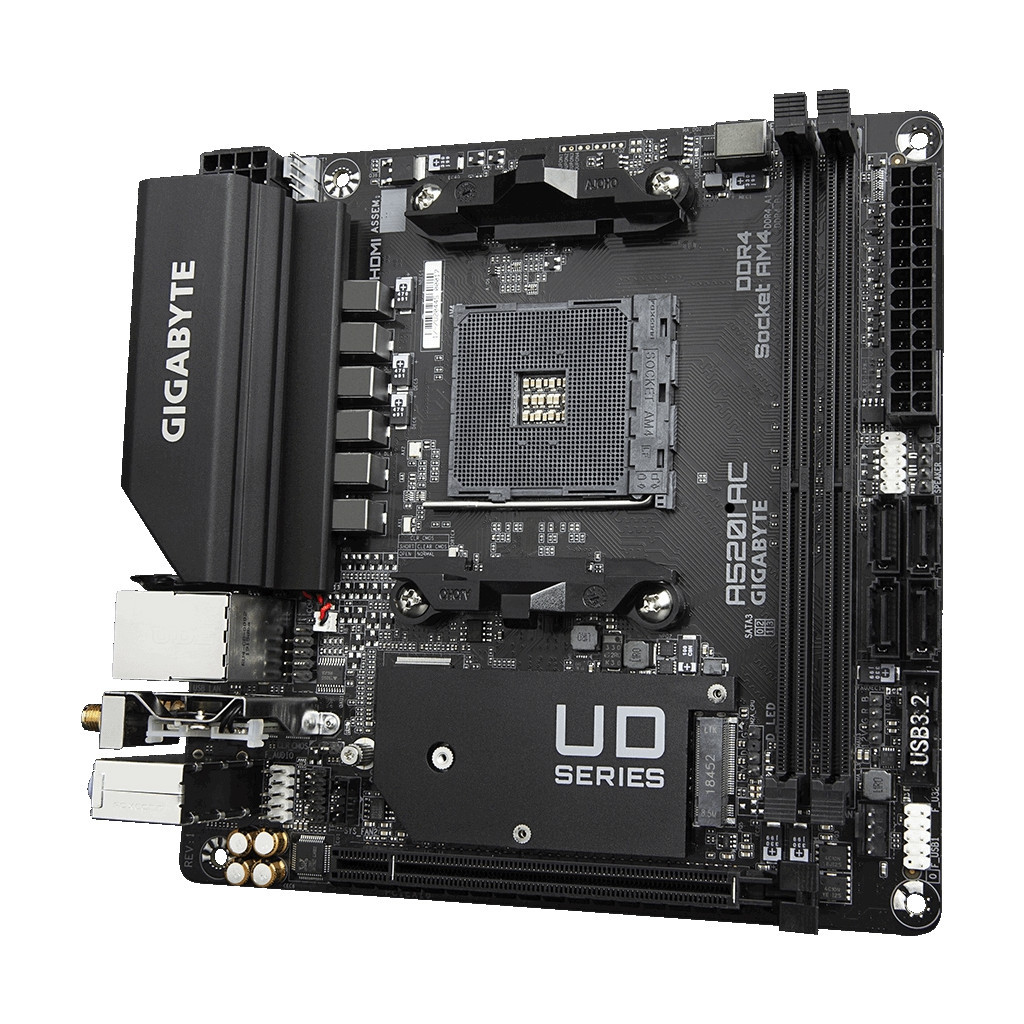 Материнська плата GIGABYTE A520I AC - зображення 4