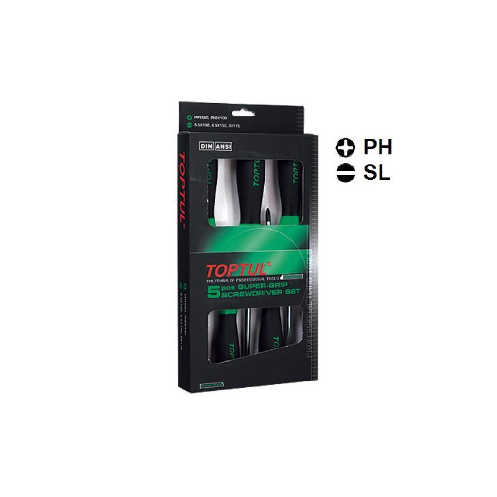 Набір викруток Toptul 5 шт. (GAAE0504) - зображення 1