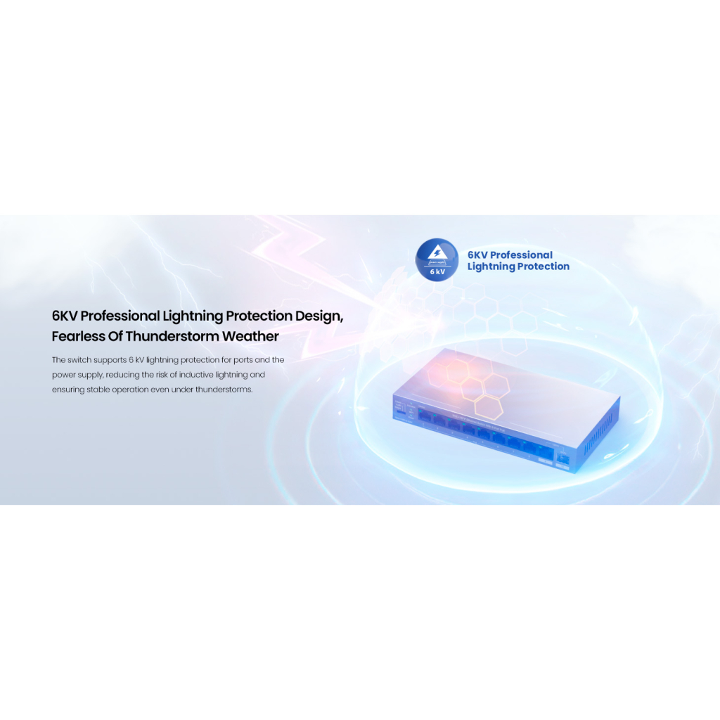 Комутатор мережевий Tenda TEG1110PF-8-102W - зображення 10