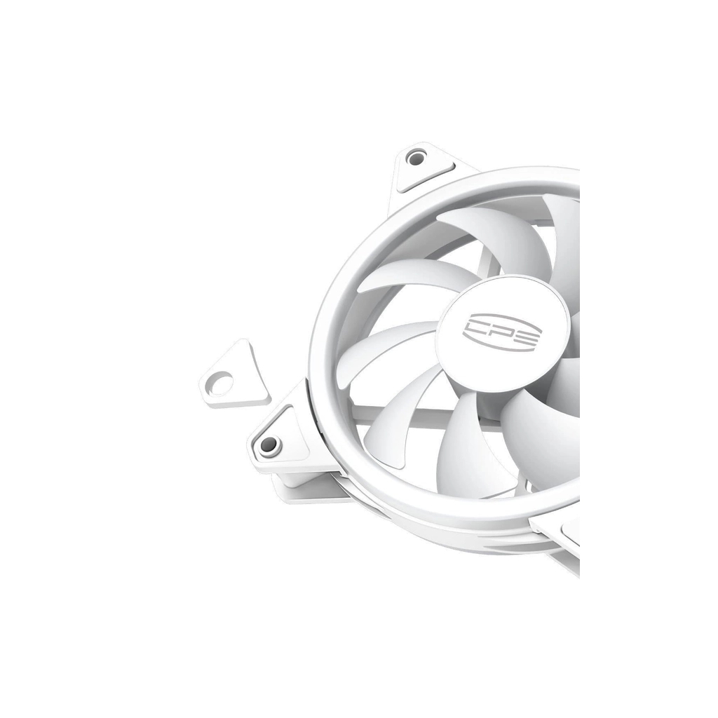 Кулер до корпусу PcCooler F3 T120 ARGB WH - зображення 3