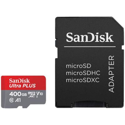 Карта пам'яті SanDisk 400GB microSDXC class 10 UHS-I (SDSQUAR-400G-GN6MA) - зображення 1