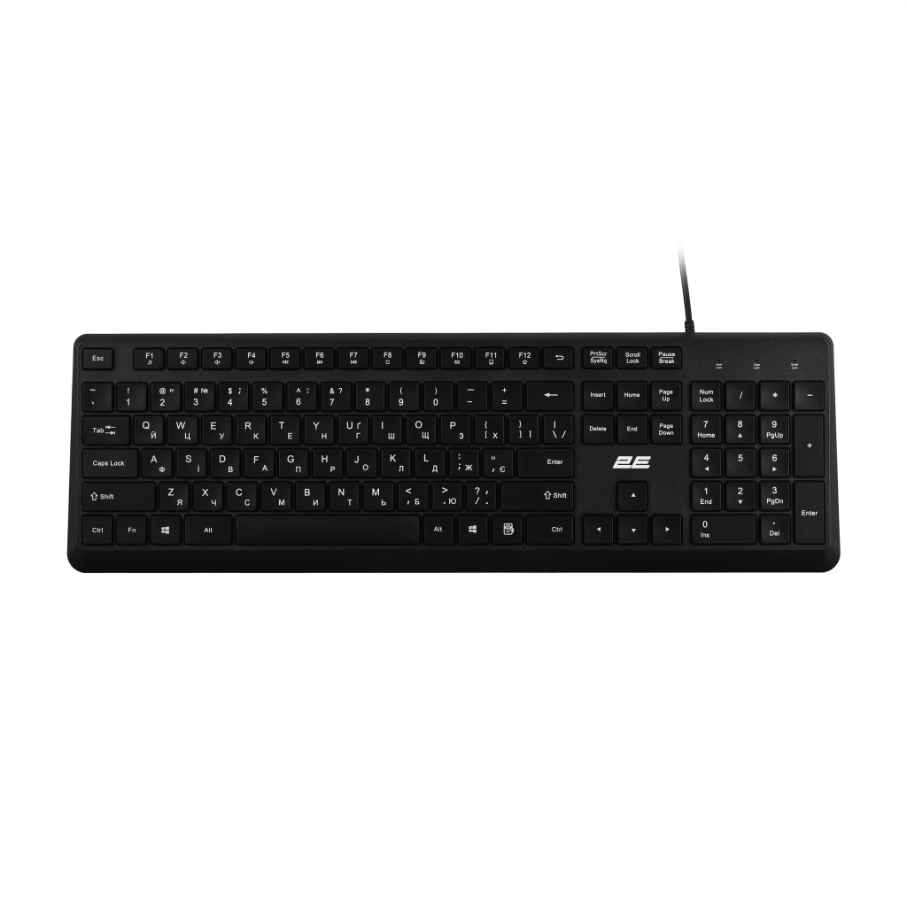 Комплект 2E MK405 USB UA Black (2E-MK405UBK_UA) - зображення 2