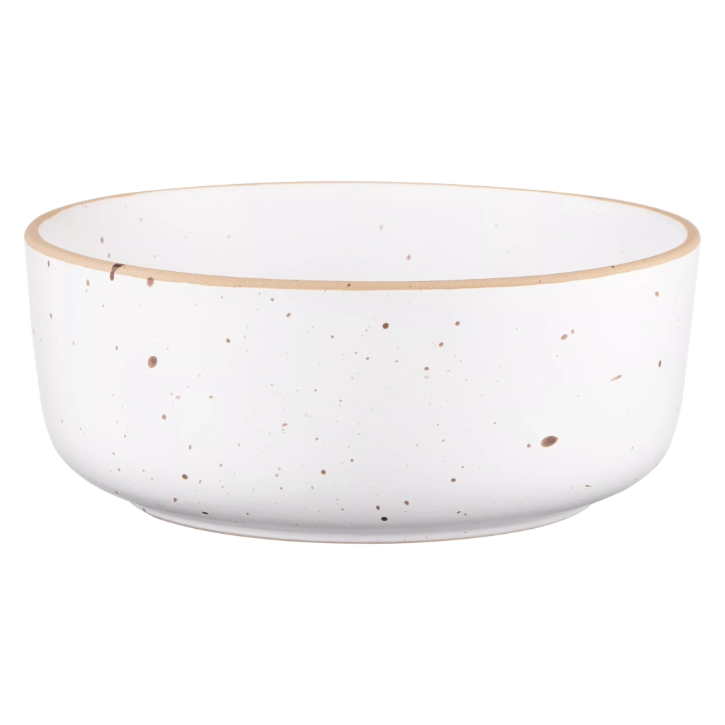 Салатник Ardesto Midori, 700мл, 16см, кераміка, білий (AR0116MW) - зображення 2