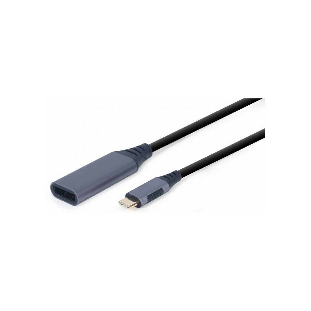 Перехідник USB-C to DisplayPort, 4К 60Hz Cablexpert (A-USB3C-DPF-01) - зображення 1