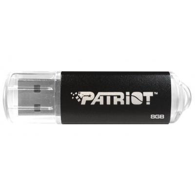 USB флеш накопичувач Patriot 8GB Xporter Pulse Black USB 2.0 (PSF8GXPPBUSB) - зображення 1