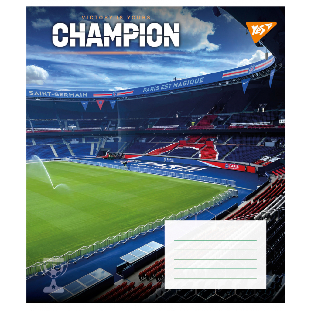 Зошит Yes Champion А5 36 аркушів клітинка (767825) - зображення 5