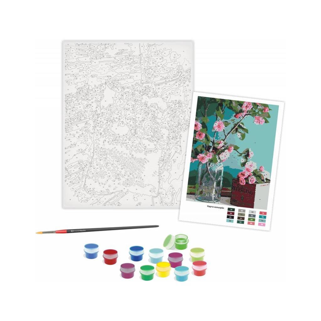 Картина по номерам Rosa Start Ніжність квітів 35х45 см (4823098512615) - изображение 3