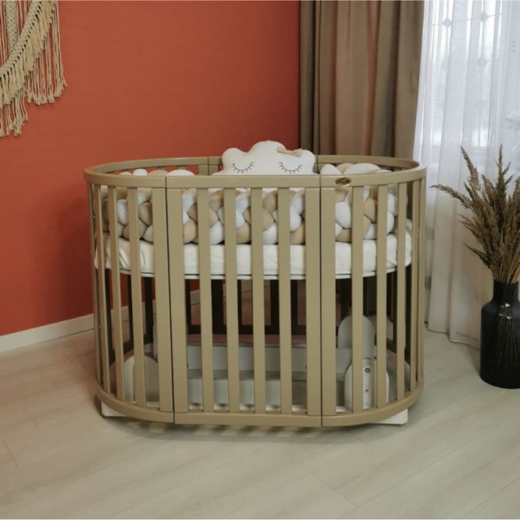 Ліжечко Angelo трансформер 7-в-1 (мокко) (13003) - зображення 5