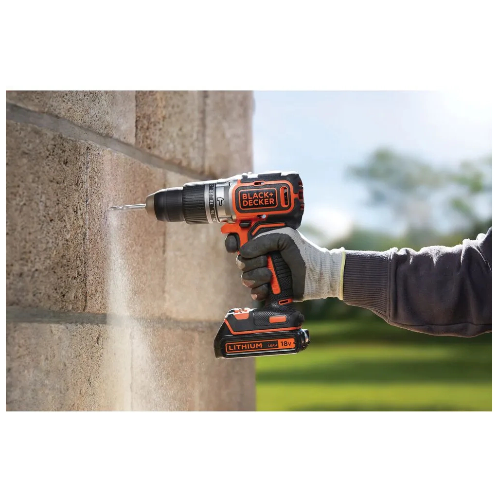 Шуруповерт Black&Decker ударний 18 В, 52 Нм (без АКБ та ЗП) (BL188N) - зображення 6