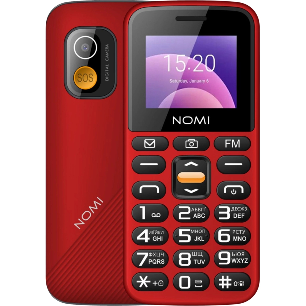 Мобільний телефон Nomi i1820 Red - зображення 1
