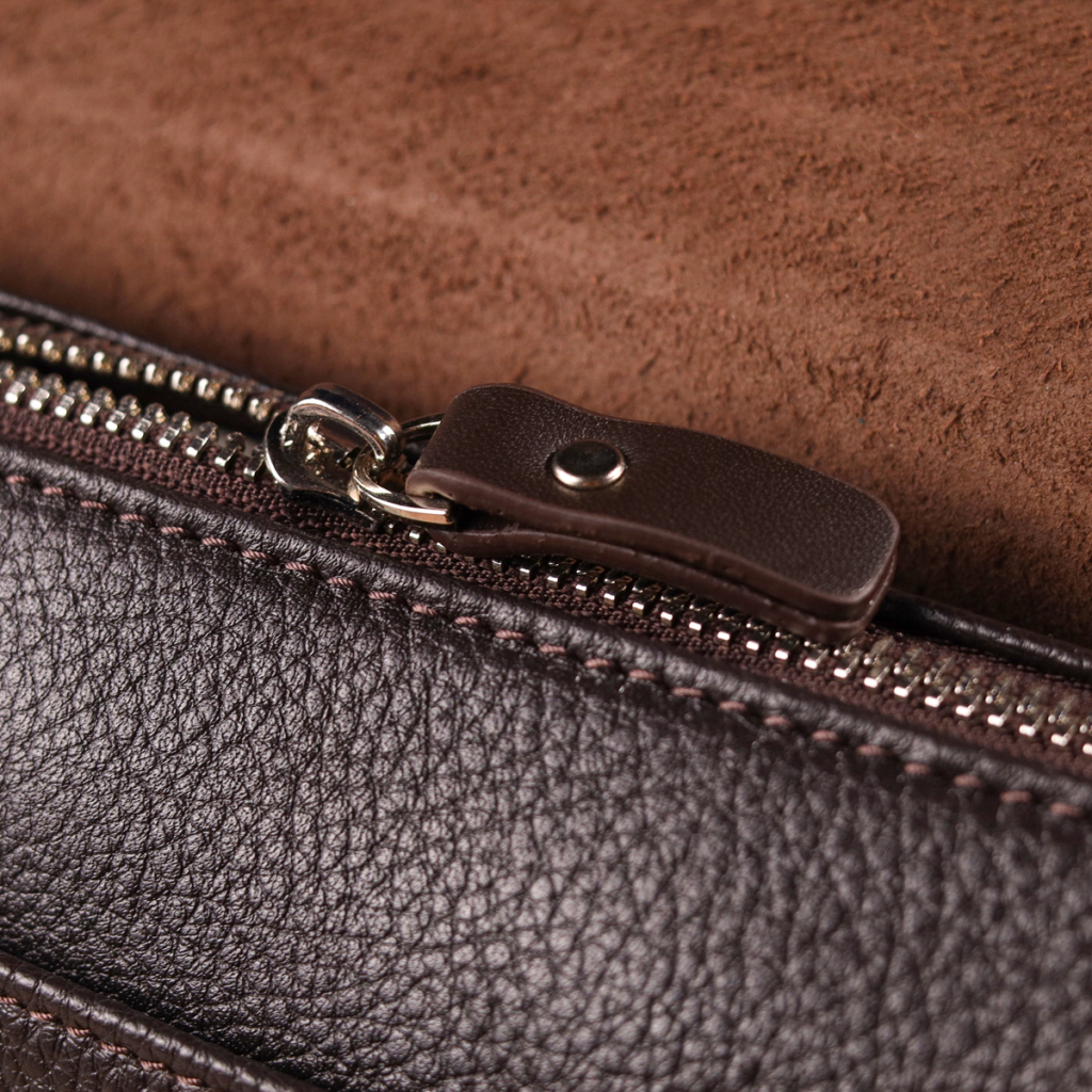 Сумка Canpellini З натуральної шкіри Коричнева (21566) - зображення 11