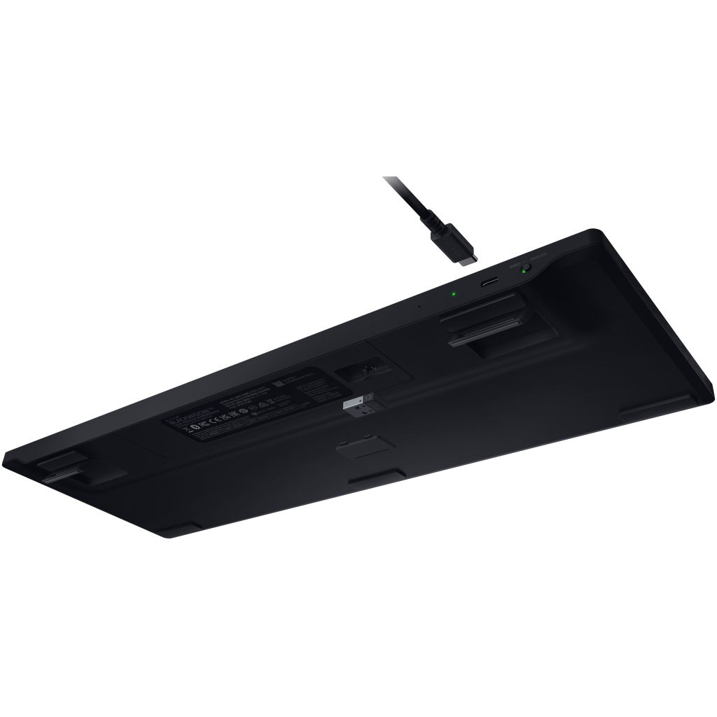 Клавіатура Razer BlackWidow V4 Low-Profile Wireless/Bluetooth/USB Yellow switch UA Black (RZ03-05271500-R3M1) - зображення 7