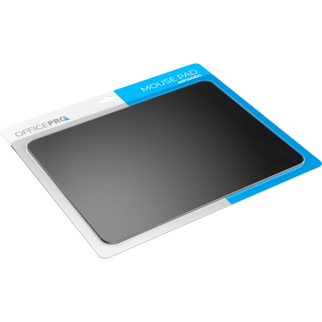 Килимок для мишки OfficePro MP100BG Black/Gray - зображення 5