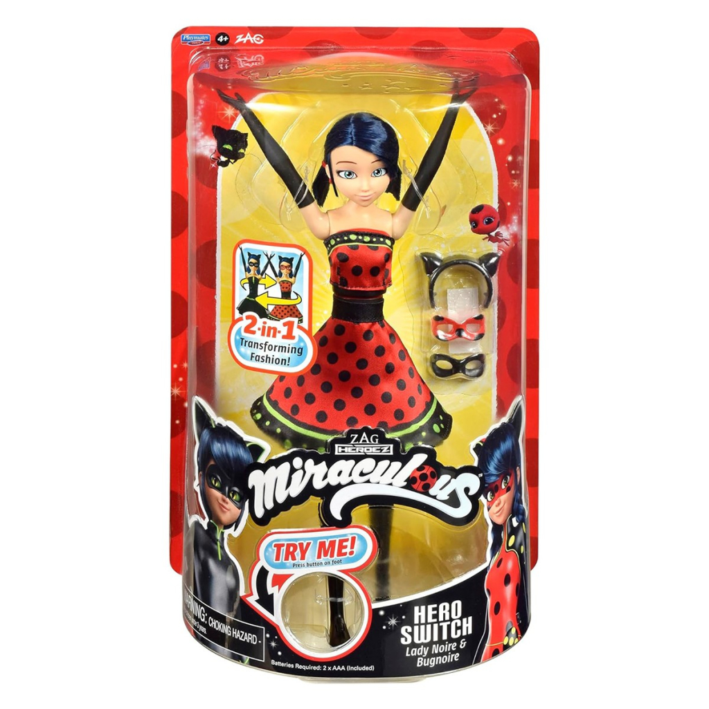 Лялька Miraculous інтерактивна Леді Баг і Супер-Кіт Дизайнерське перевтілення (50414) - зображення 6