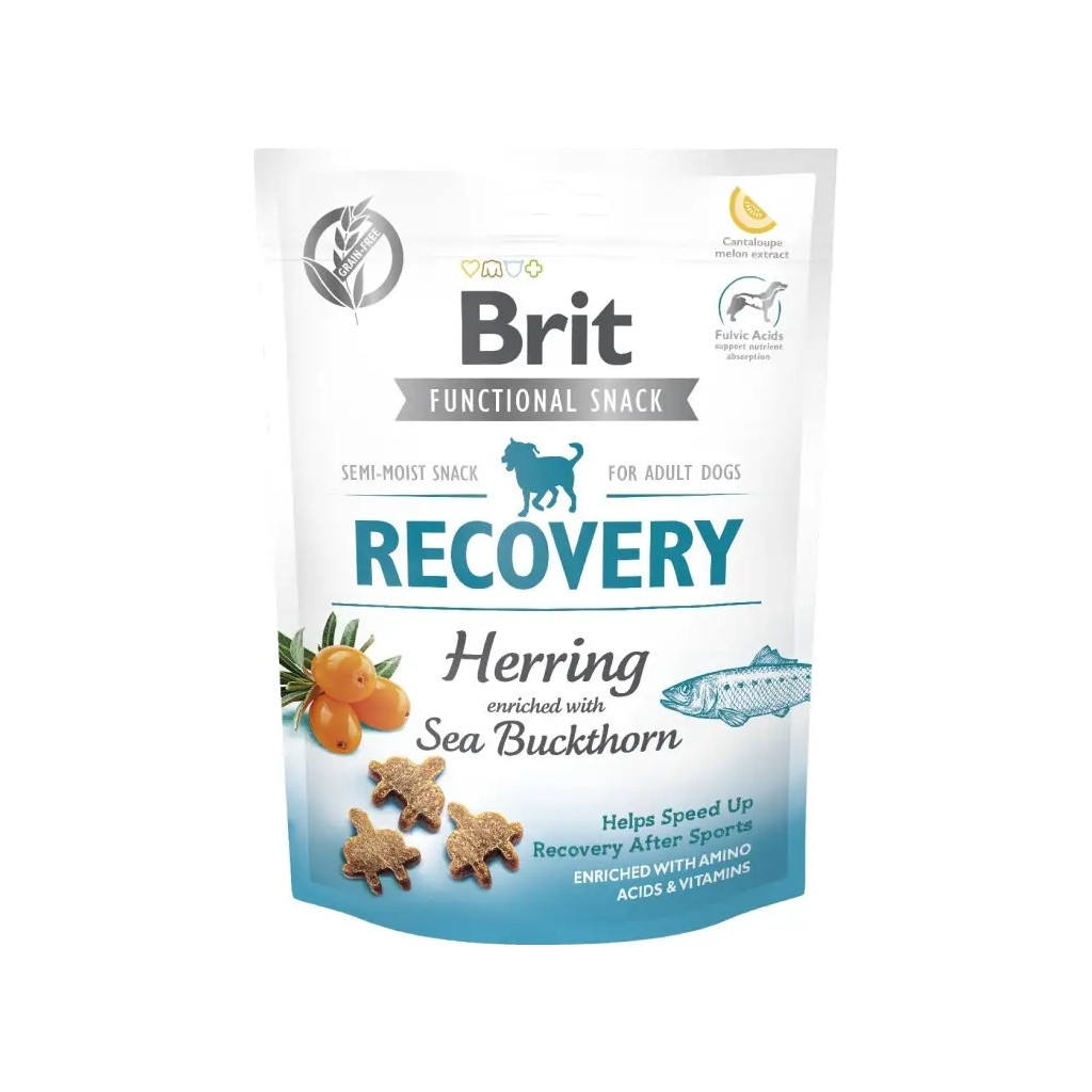 Ласощі для собак Brit Care Functional Recovery 150 г - оселедець (8595602540020) - изображение 1