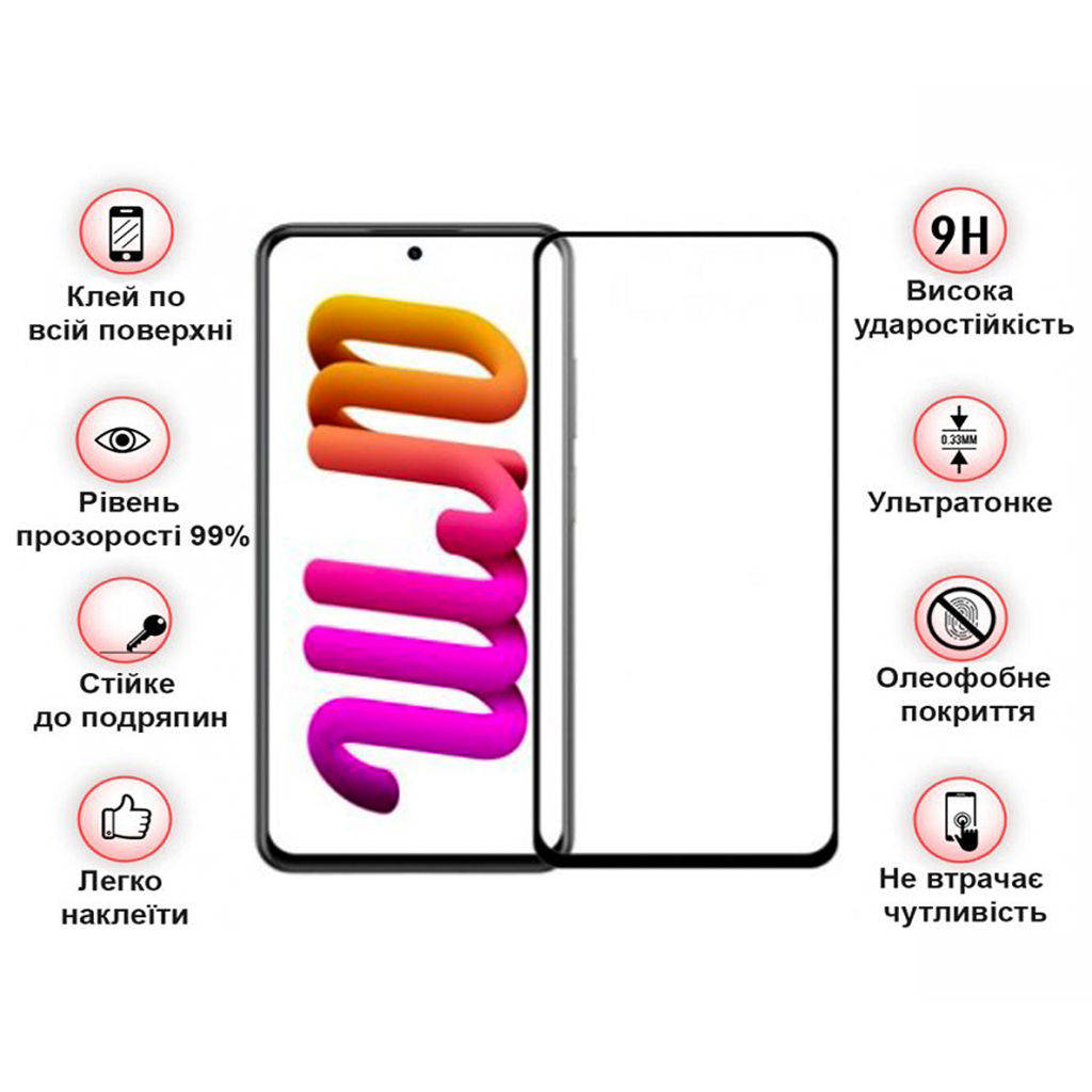 Скло захисне BeCover ZTE Blade V40 / V40 Pro Black (708562) - изображение 4