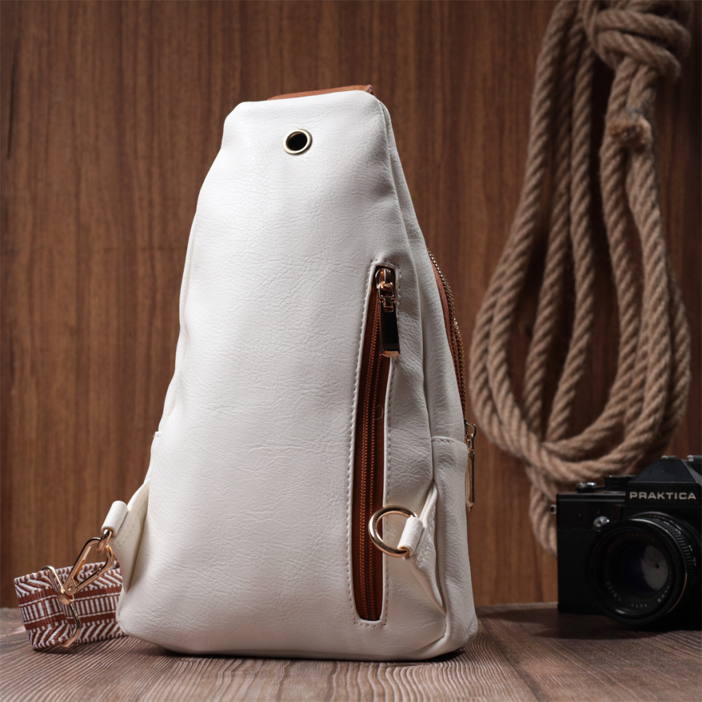 Сумка Vintage З екошкіри Біла (22746) - зображення 10