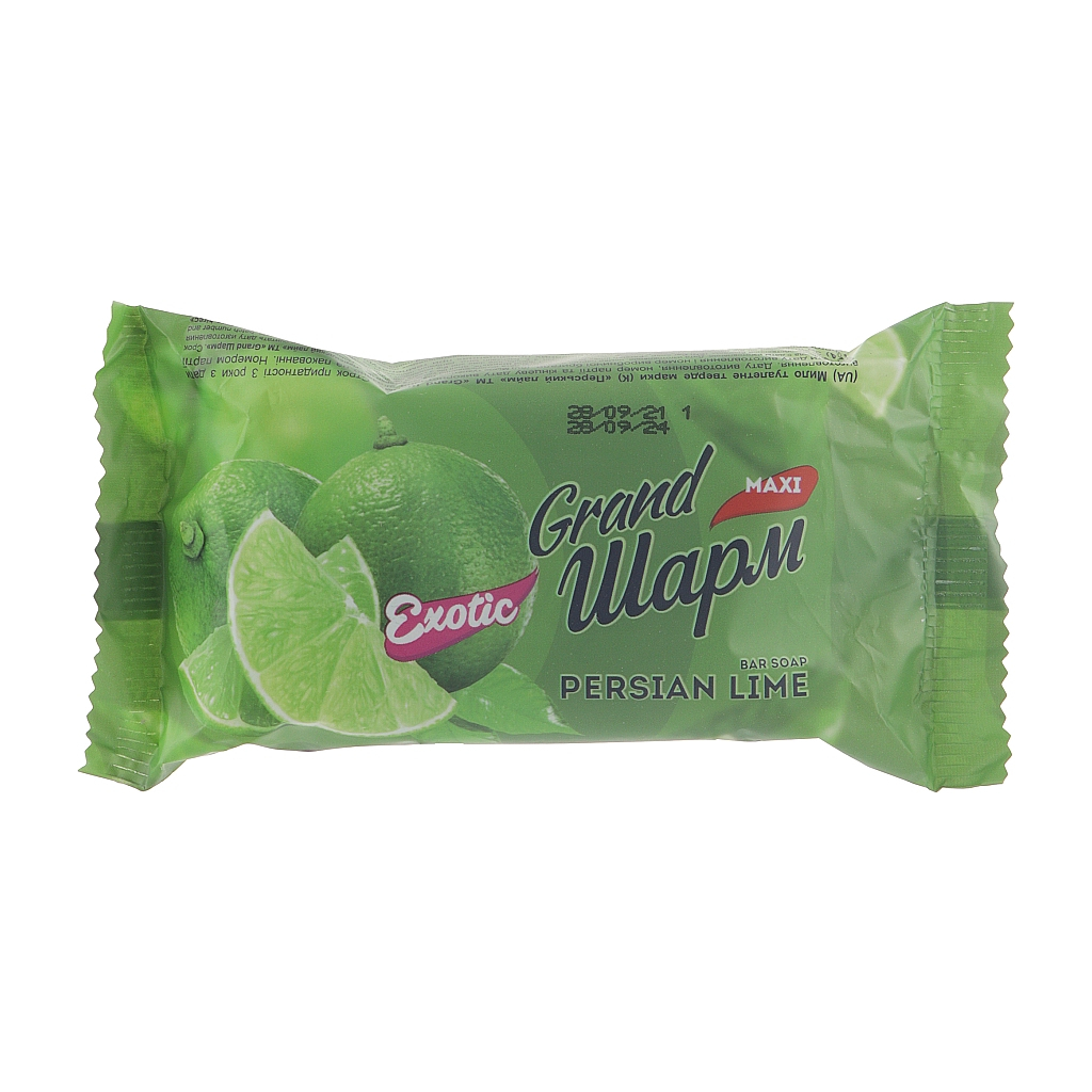 Тверде мило Grand Шарм Перський лайм 125 г (4820195507230) - зображення 1