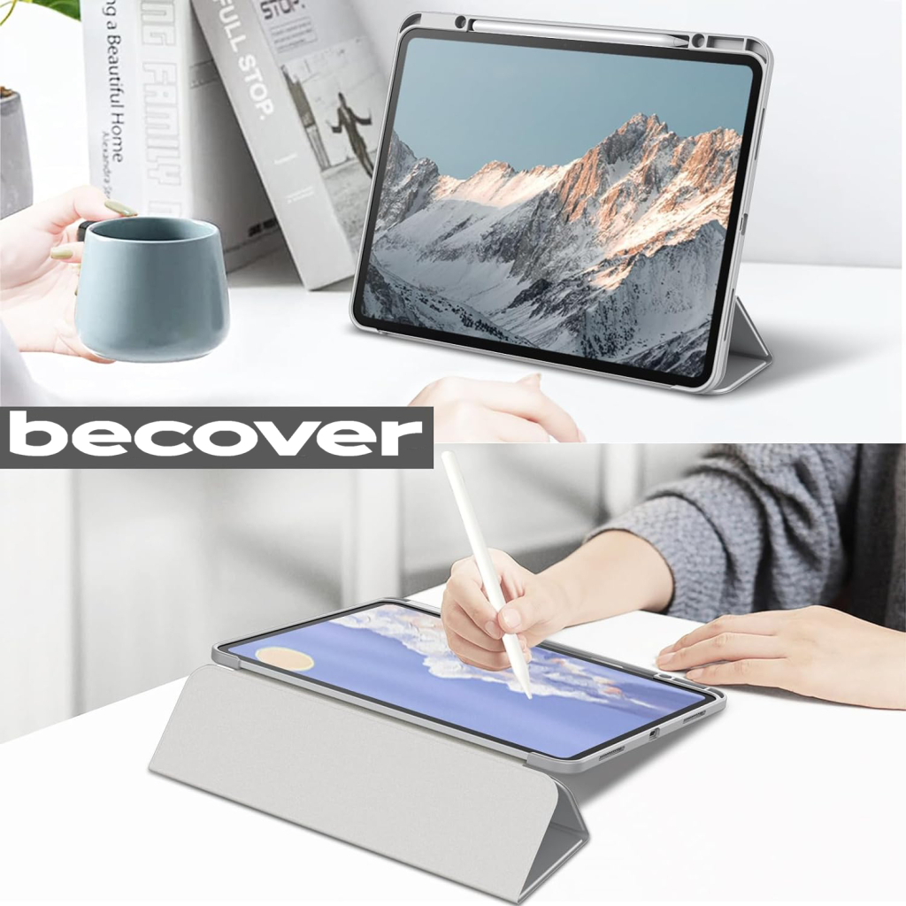 Чохол до планшета BeCover Soft Edge TPU Apple iPad Pro 13" M4 2024 Gray (711718) - зображення 4