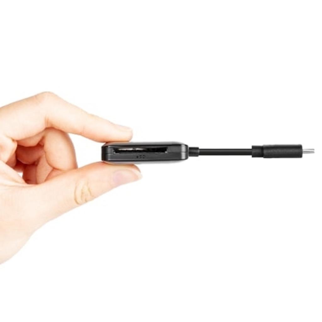 Зчитувач флеш-карт Transcend USB 3.2 Gen 1 Type-C SD/microSD Black (TS-RDC3) - зображення 3