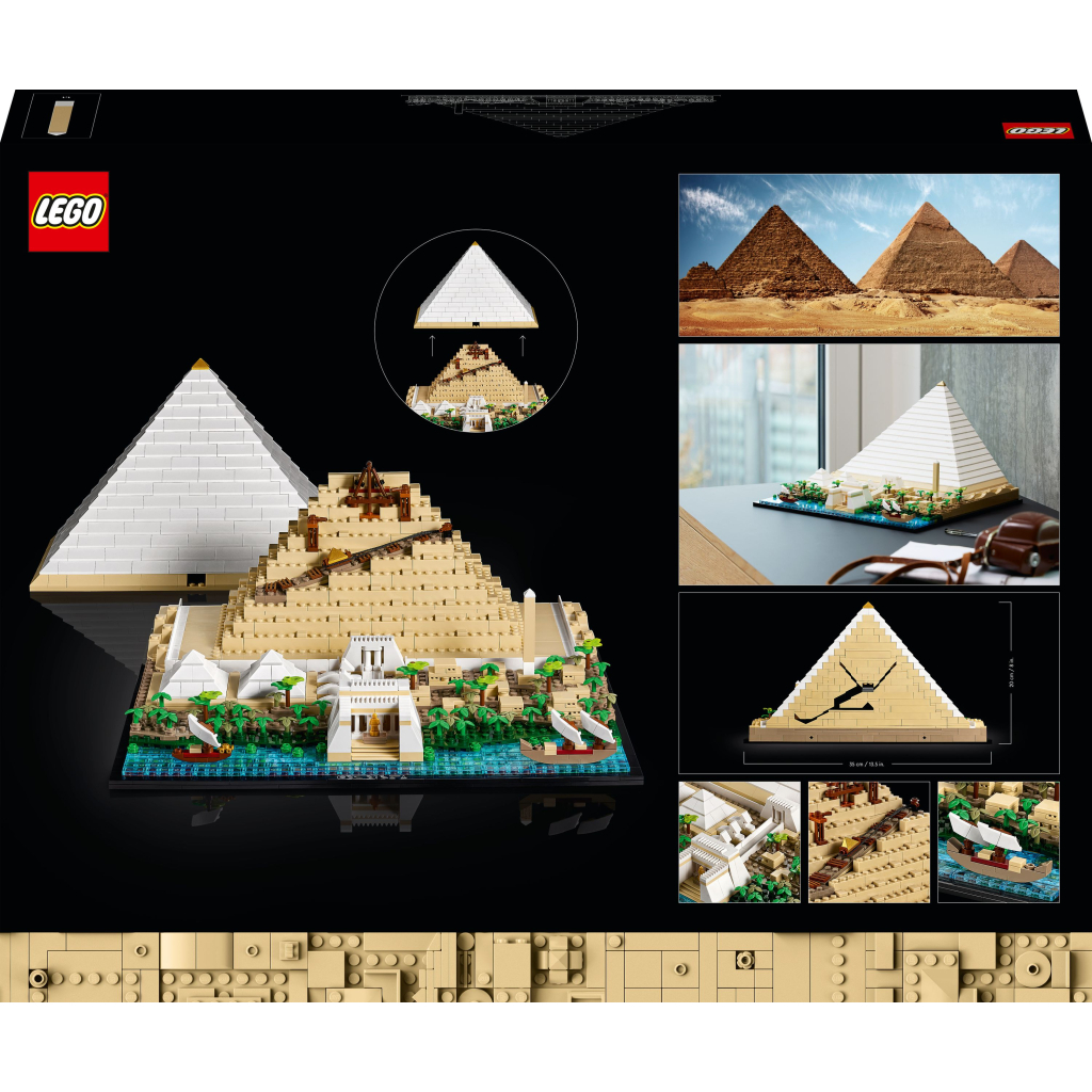 Конструктор LEGO Architecture Піраміда Хеопса (21058) - зображення 10