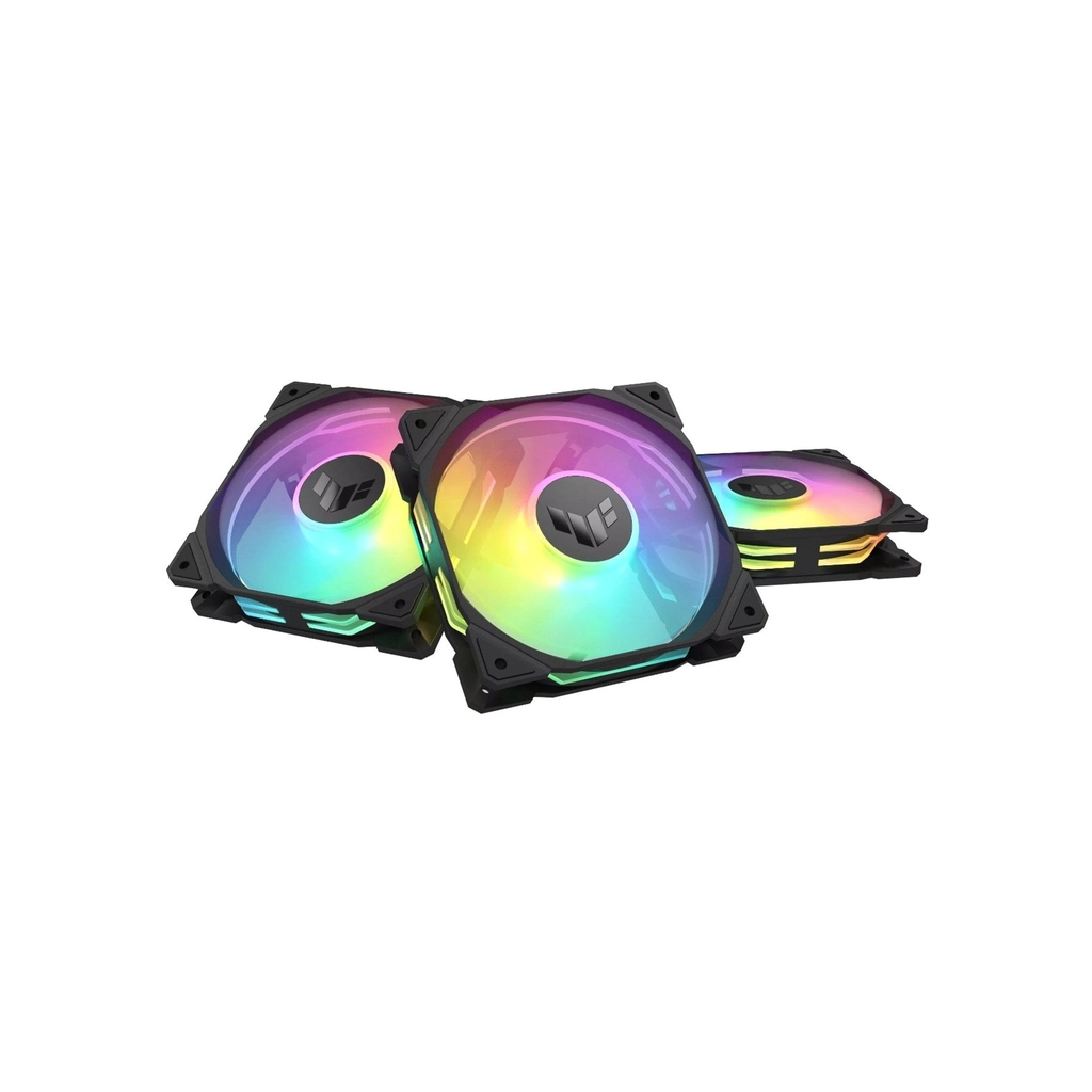 Кулер до корпусу ASUS TUF Gaming TR120 ARGB Reverse Triple Pack Black (90DA00D0-B09020) - зображення 1