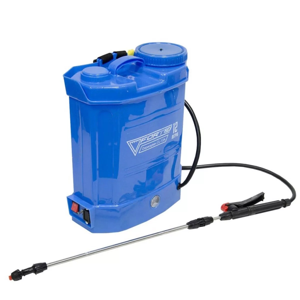 Обприскувач Forte акумуляторний CL-12A 8АН/12V, 2-4 бар, 12л (70202) - зображення 1