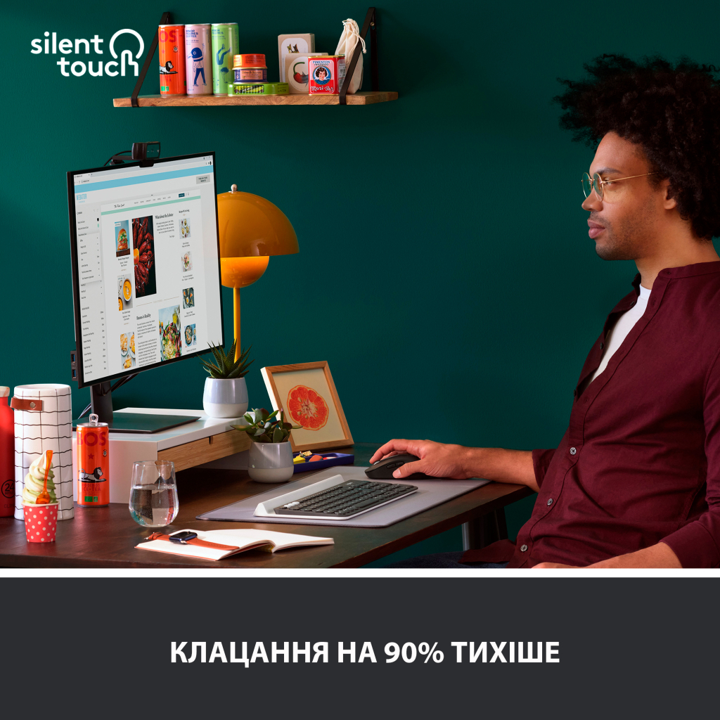 Мишка Logitech Signature M650 L Wireless Graphite (910-006236) - зображення 3