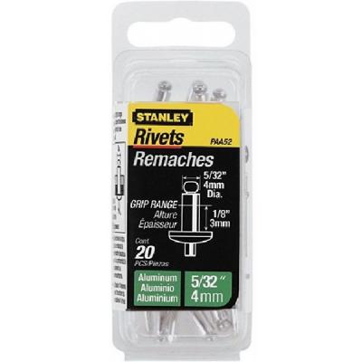 Заклепки Stanley алюминиевые d4х3 мм, 20 шт. (1-PAA52T) - зображення 2