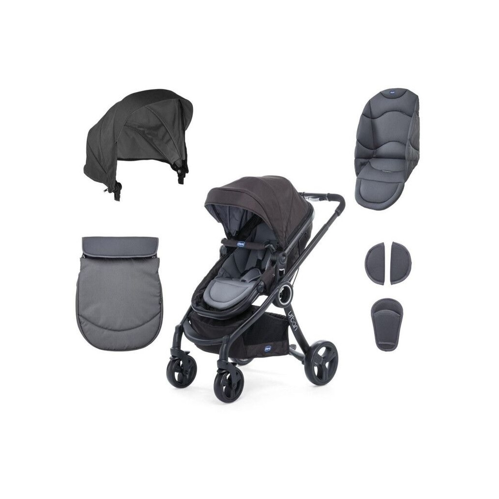 Набір текстилю для коляски Chicco Urban сірий (79168.99) - зображення 1