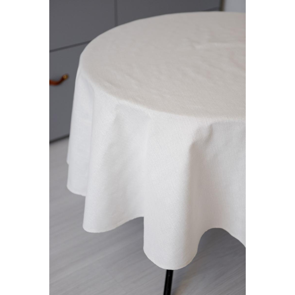 Скатертина Прованс святкова кругла Перлина White Dх136 (037604) - изображение 3