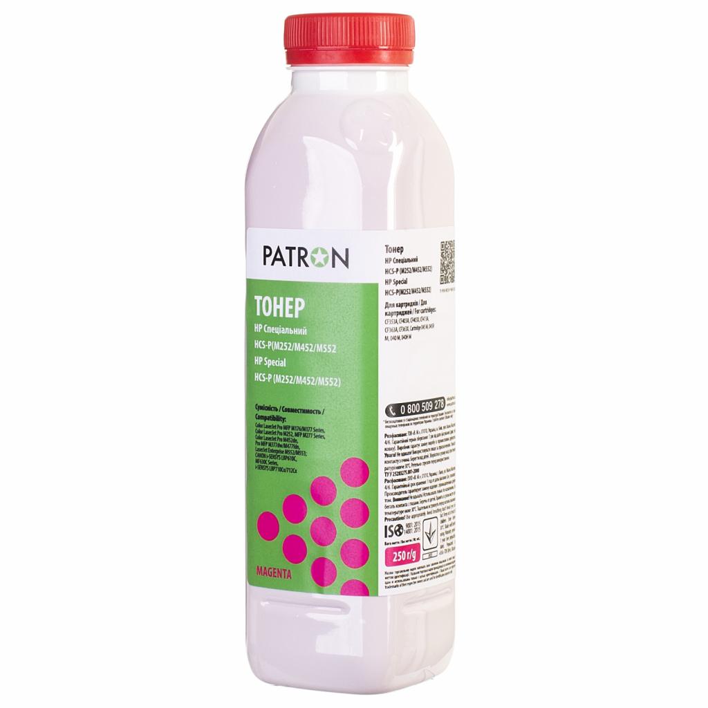 Тонер Patron HP CLJ CP1025/1215, M252/452/552, Special, MAGENTA, 250 g (PN-HCS-P-M-250) - picture 2
