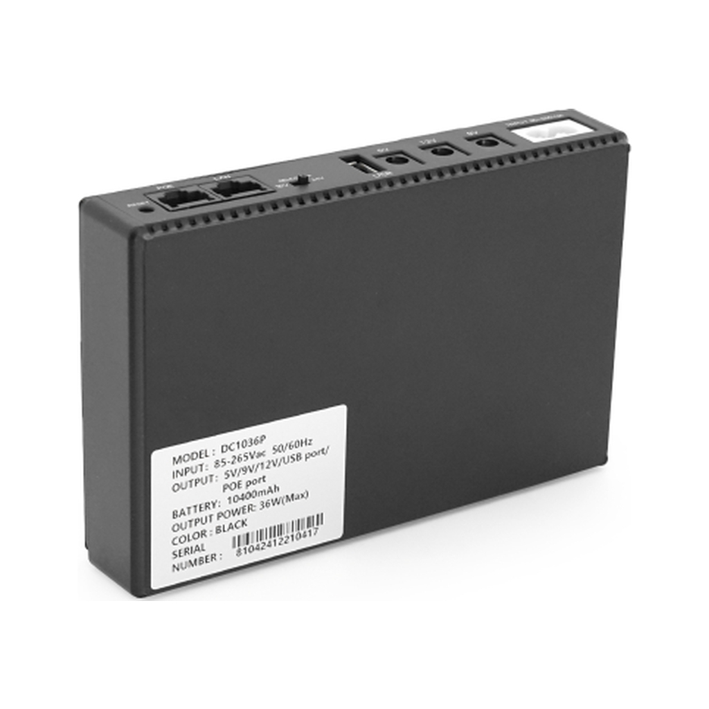 Пристрій безперебійного живлення Green Wave UPS-36W DC1036P-10 - зображення 3