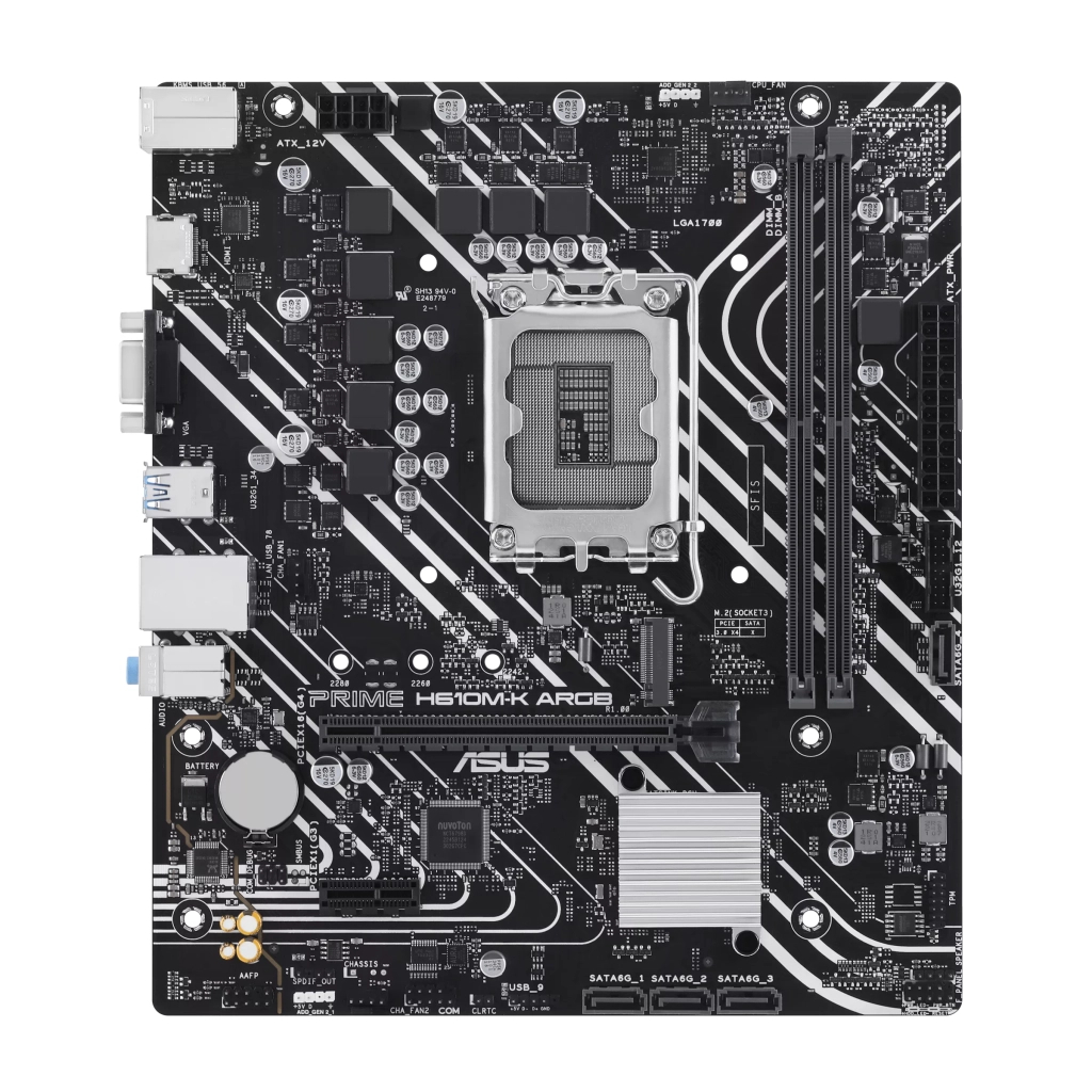 Материнська плата ASUS PRIME H610M-K ARGB - зображення 1