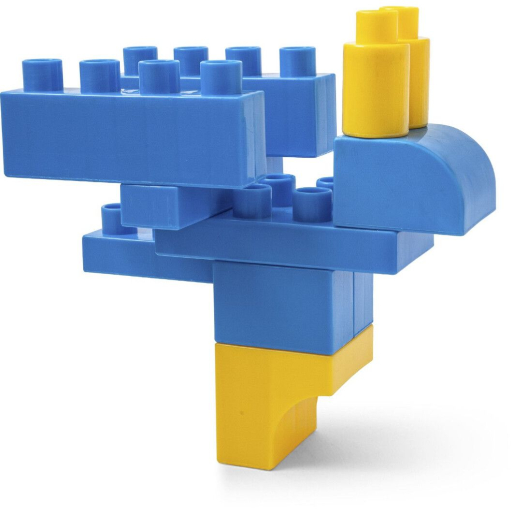 Конструктор Wader Kids Blocks 70 елементів в банці (41295) - зображення 2