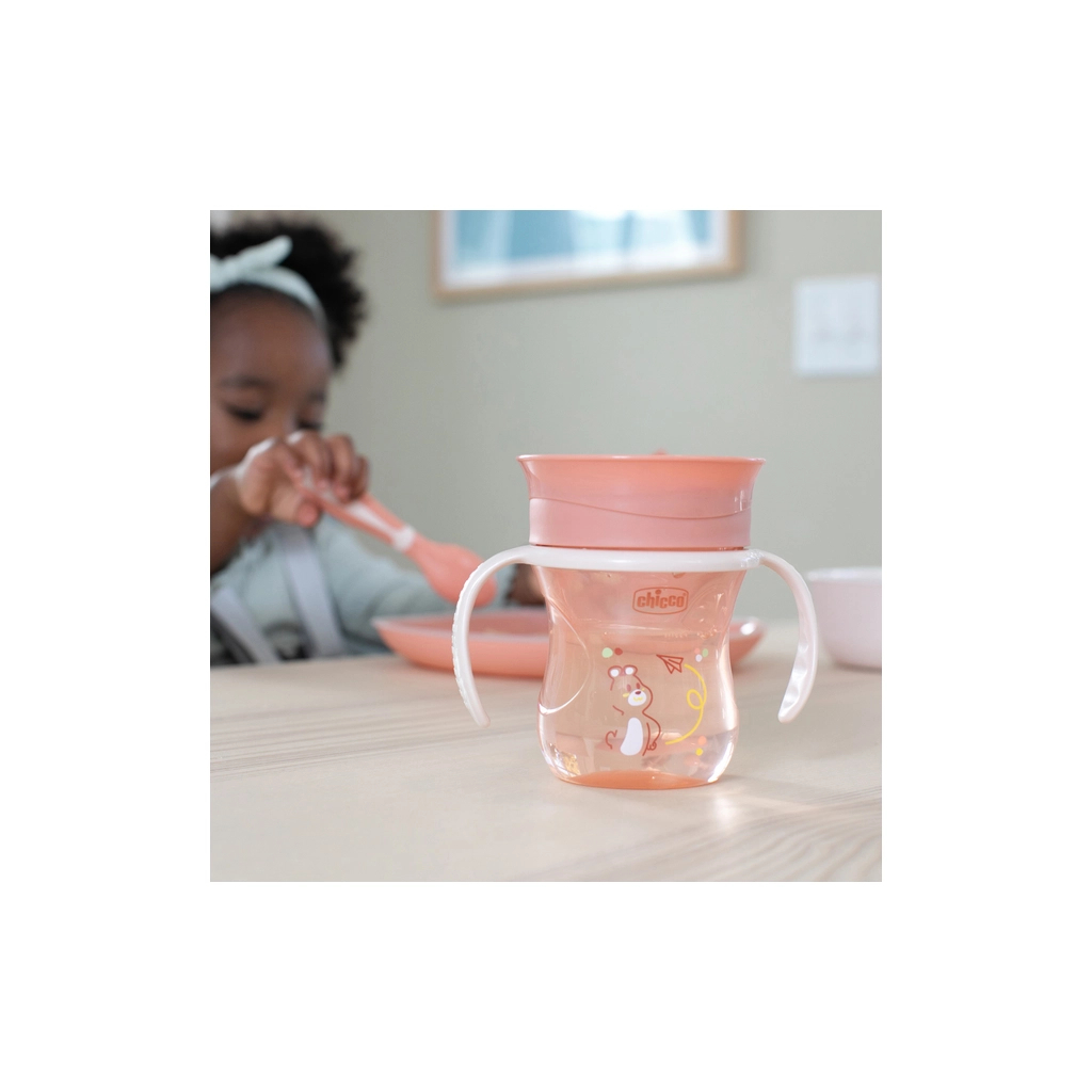 Поїльник-непроливайка Chicco Perfect Cup 200 мл. від 12 місяців (рожева) (06951.15) - зображення 7