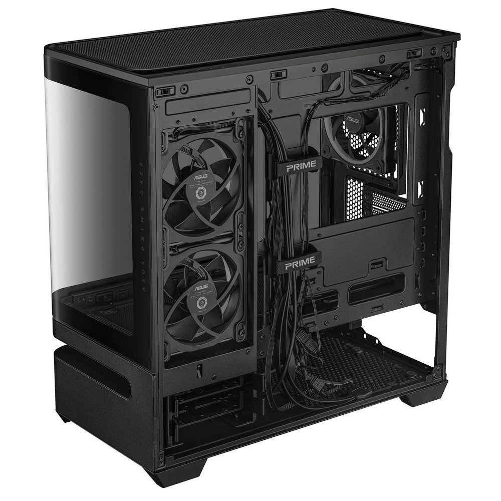 Корпус Asus Prime AP202 ARGB Tempered Glass Black без БЖ (90DC00P0-B19000) - изображение 10