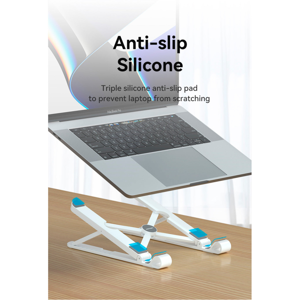 Підставка до ноутбука Vention Laptop X-type Stand White ABS 83-170мм (KDNW0) - зображення 7