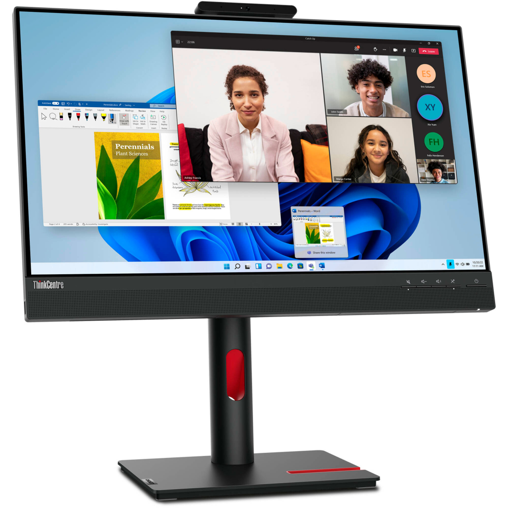 Монітор Lenovo TIO24 Gen5 non touch (12NAGAR1EU) - зображення 2