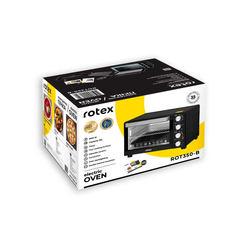 Електропіч Rotex ROT350-B - изображение 12