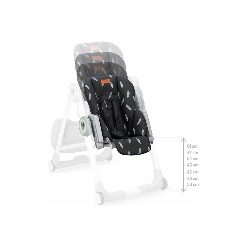 Стілець для годування MoMi Luxuria Black (KRKA00017) - зображення 5