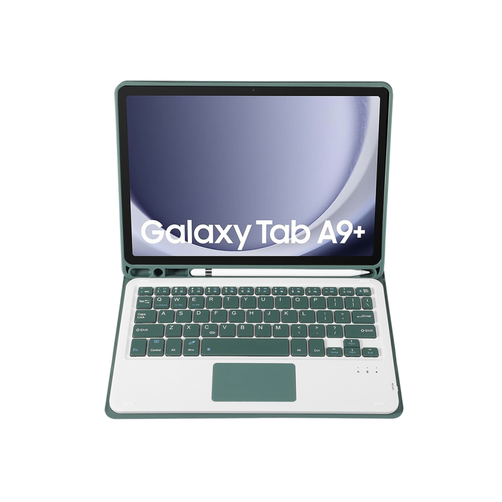 Чохол до планшета BeCover Keyboard+TouchPad Samsung Tab A9 Plus SM-X210/SM-X215/SM-X216 11.0" Dark Green (712413) - зображення 3