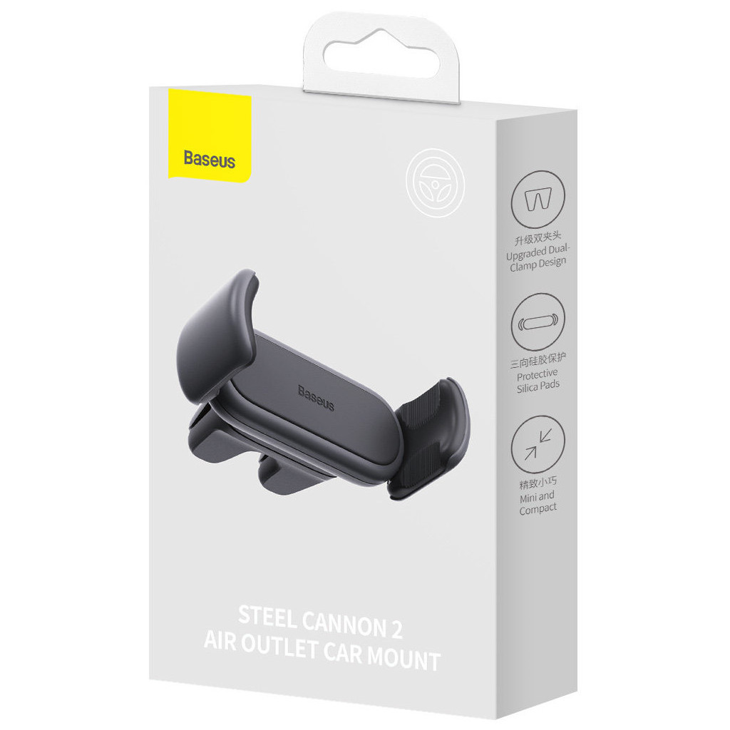 Універсальний автотримач Baseus Steel Cannon 2 Air Outlet Car (SUGP000001) - изображение 8