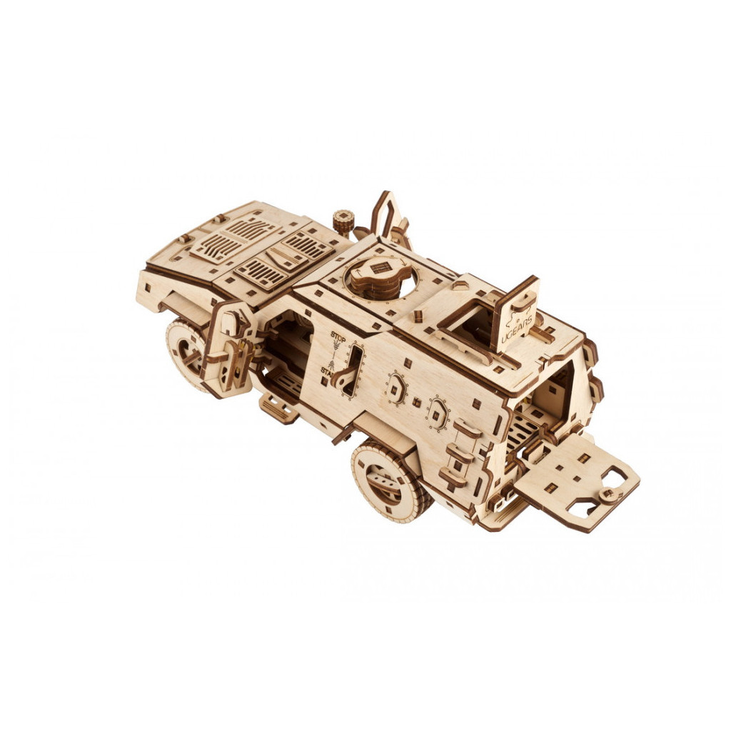 Конструктор Ugears Бойова машина Дозор-Б (6337407) - зображення 11