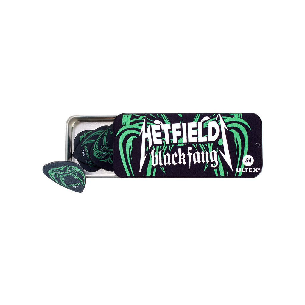 Медіатор Jim Dunlop Hetfield's Black Fang Pick Tin .94mm 6 шт. (PH112T.94) - зображення 2